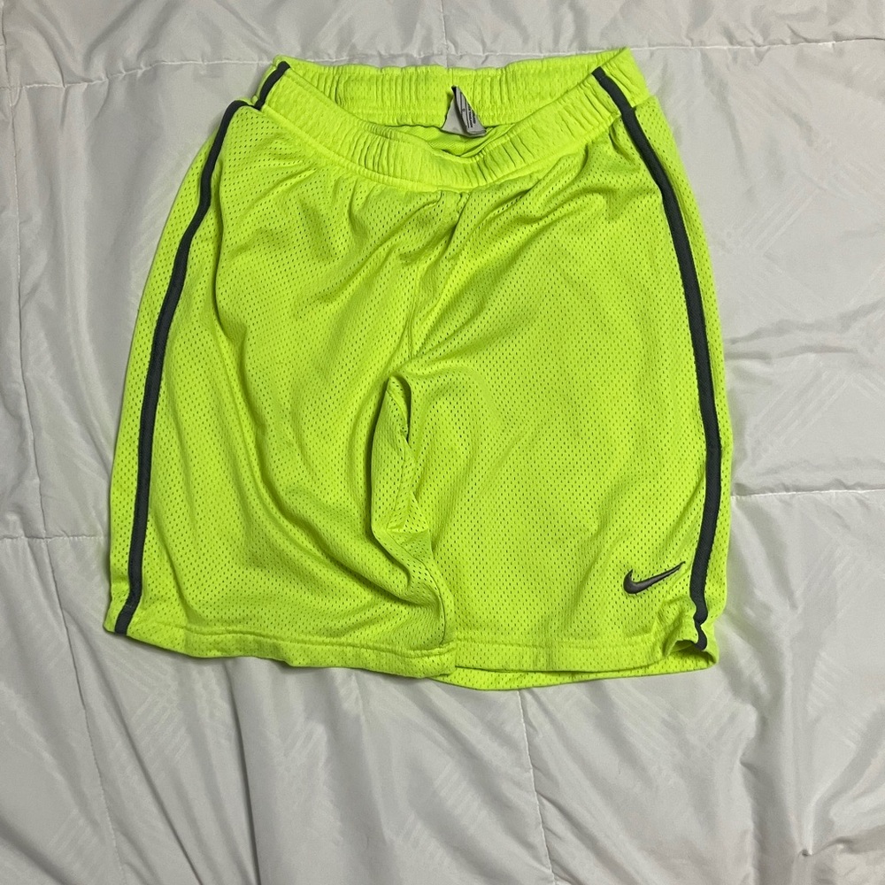 Nike Neon Yellow Athletic Shorts